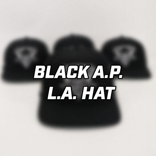 Black A.P L.A. Hat