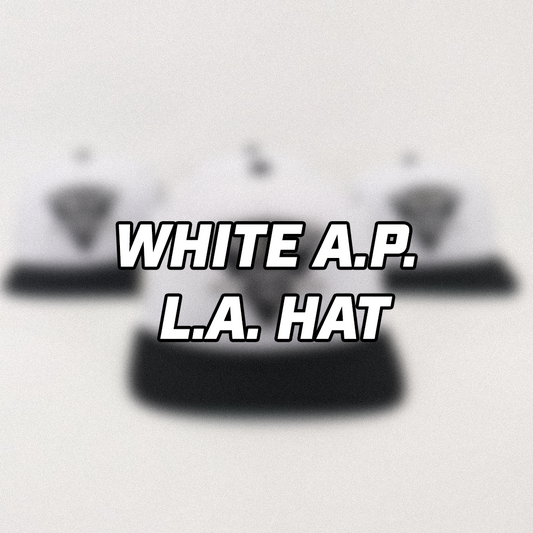 White A.P L.A. Hat